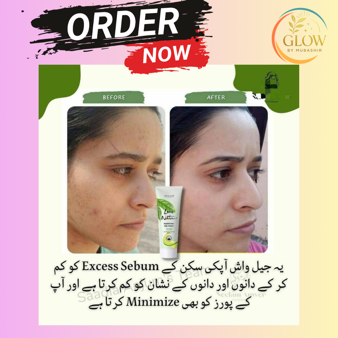 Oriflame Love nature Purfying Gel wash ( Oil Skin )