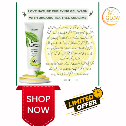 Oriflame Love nature Purfying Gel wash ( Oil Skin )