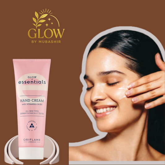 Oriflame Glow Essentials Hand Cream with Vitamins E & B3: